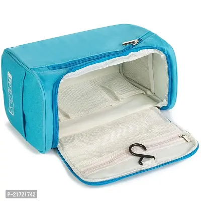 MAAUVTOR Portable Hanging Toiletry Bag for Women  Men Kit with Hanging Hook (Sky Blue)-thumb5
