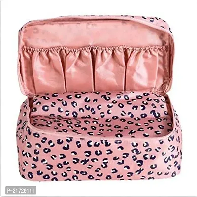 MAAUVTOR Multifunctional Bra Underwear Organizer Bag Slide Portable Cosmetic Makeup Lingerie Toiletry Travel Bag with Handle Multi Color-thumb4
