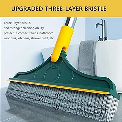 Tile Cleaner Brush With Scraper 2 in 1 Tiles Cleaning Brush