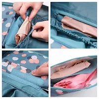 MAAUVTOR Multifunctional Bra Underwear Organizer Bag Slide Portable Cosmetic Makeup Lingerie Toiletry Travel Bag with Handle Multi Color-thumb2
