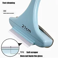 MAAUVTOR Multifunctional Screen Brush 2 in 1 Mesh Cleaning Brush  Wiper with Extended Handle Window Cleaning Brush Net Cleaner Double-Sided Window Cleaner Window Mesh Cleaner, Multi Color, Pack of 1-thumb3