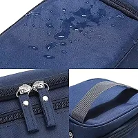 Hanging Travel Toiletry Bag for Men and Women Waterproof Drop Kit Packing Organizer for Travel Essentials Bathroom Shower Bags with Hook (Blue)-thumb3