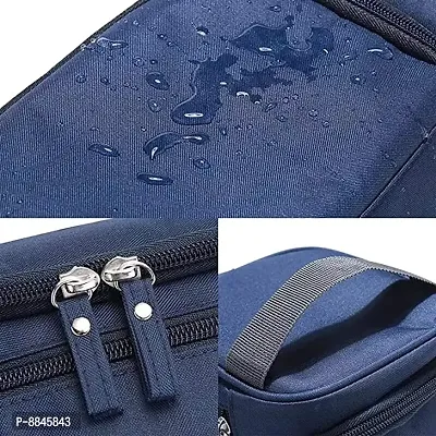 Hanging Travel Toiletry Bag for Men and Women Waterproof Drop Kit Packing Organizer for Travel Essentials Bathroom Shower Bags with Hook (Blue)-thumb4