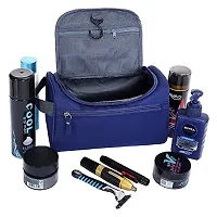 Hanging Travel Toiletry Bag for Men and Women Waterproof Drop Kit Packing Organizer for Travel Essentials Bathroom Shower Bags with Hook (Blue)-thumb4