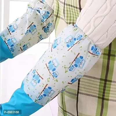 Reusable Cleaning Gloves For Kitchen Household Purpose For Winters (Free, Blue 2 Pair)-thumb5