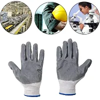 Nylon Safety Hand Gloves | Anti Cut | Cut Resistant | Industrial | Domestic Hand Gloves - 1 Pair-thumb2