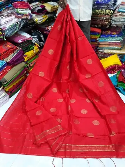 Cotton Ball Butti Woven Design Sarees