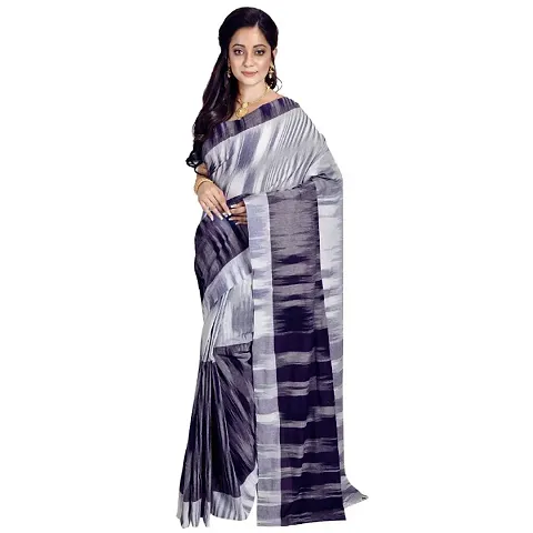 Multicolored Cotton Sarees with Blouse Piece