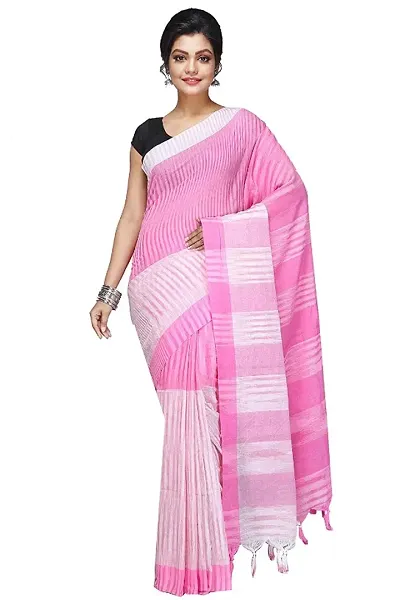 Best Selling Multicolor Cotton Sarees With Blouse Piece