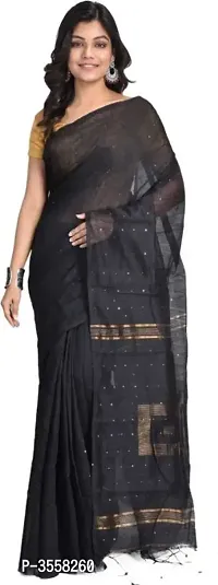 Attactive Handloom Cotton Silk Sequence Saree