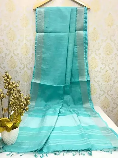 Latest Attractive Khadi Saree with Blouse piece