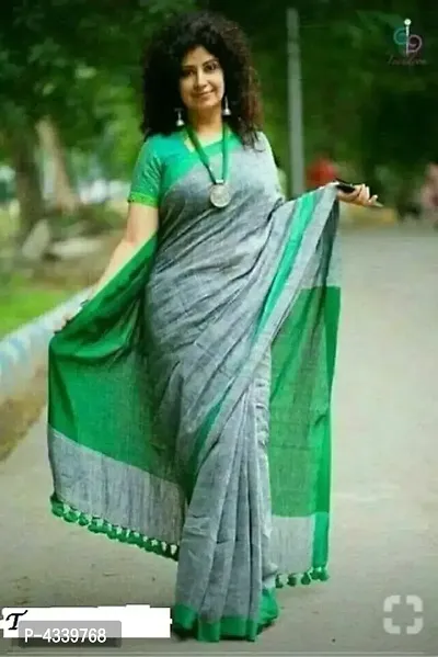 Handloom Khadi saree with Blouse Piece