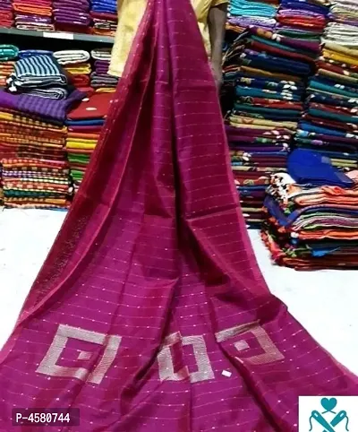 Beautiful Cotton Silk Saree with Blouse piece