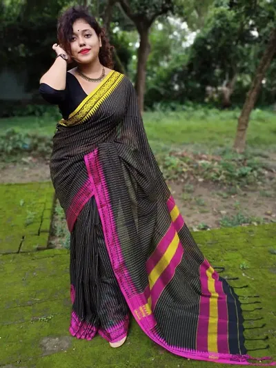 Classic Silk Saree with Blouse piece for Women