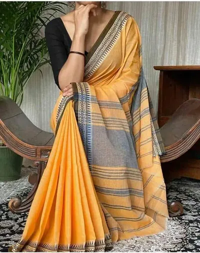 Khadi cottn fulia saree