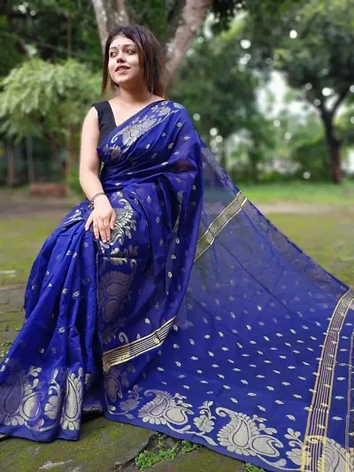 silk fulia saree with blouse peice