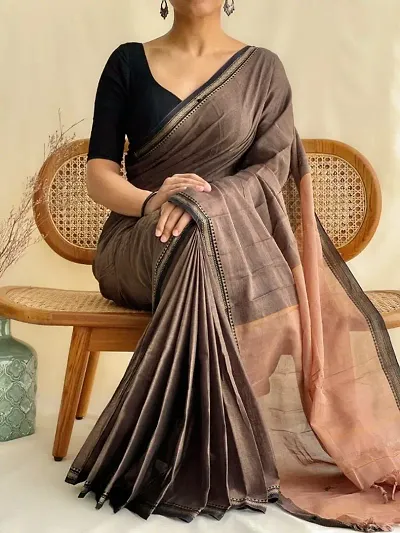 Elegant Cotton Saree with Blouse piece 