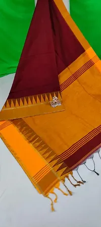Best Selling Khadi Silk Saree with Blouse piece 