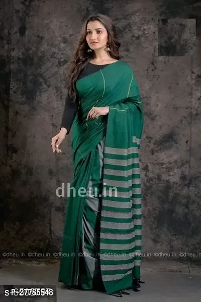 Khadi Khesh Saree With Running Blouse Piece