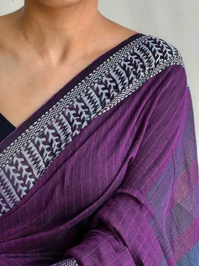 Hot Selling Khadi Cotton Saree with Blouse piece 