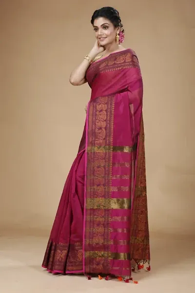 Must Have Khadi Cotton Saree with Blouse piece 