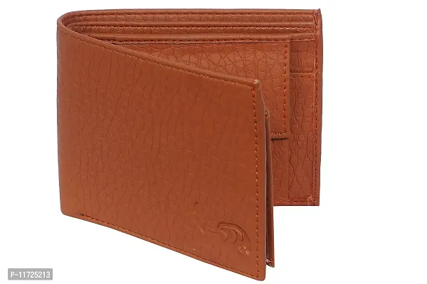 IBEX Men Casual Trendy Tan Artificial Leather Wallet