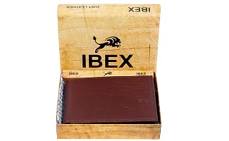 ibex Men Casual Brown Artificial Leather Wallet (8 Card Slots)-thumb3