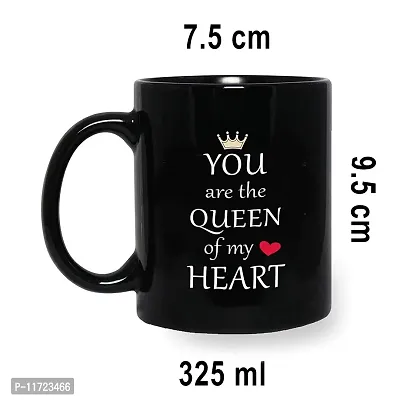 Alexus You are The Queen of My Heart Coffee Gift for Child Friends Cousins Brother Sister Children Kid Boy Girl on Birthday Ceramic Coffee Mug-thumb2