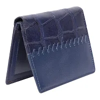 ibex Leather Unisex wallet(Blue3)-thumb3