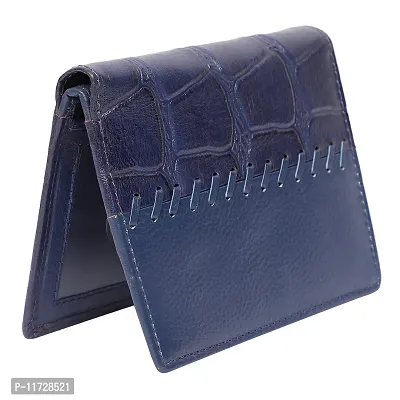 ibex Leather Unisex wallet(Blue3)-thumb4