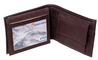 Men Brwon Best Artificial Leather Wallet-thumb3