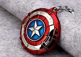 Techpro Avenger Super Hero Metal Key Chain Key Ring for Bike & Car Captain Americas Combo-thumb4