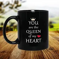 Alexus You are The Queen of My Heart Coffee Gift for Child Friends Cousins Brother Sister Children Kid Boy Girl on Birthday Ceramic Coffee Mug-thumb2