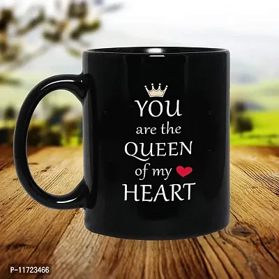 Alexus You are The Queen of My Heart Coffee Gift for Child Friends Cousins Brother Sister Children Kid Boy Girl on Birthday Ceramic Coffee Mug-thumb3