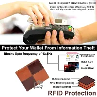 IBEX Stylish RFID Protected Genuine Leather Wallet for Men-thumb4