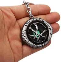 Techpro Avenger Super Hero Metal Key Chain Key Ring for Bike & Car (Dr Strange Silver Eye)-thumb2
