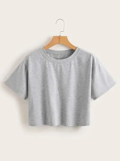 Trendy Cotton Blend Tops 