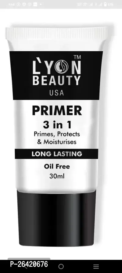 Lyon Beauty Face Primer 3 In 1 Primer - 30 Ml (Natural)-thumb0
