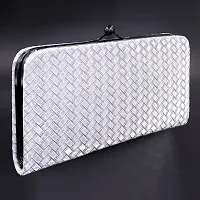 Stylish Fancy Artificial Leather Self Pattern Clutches For Women-thumb4