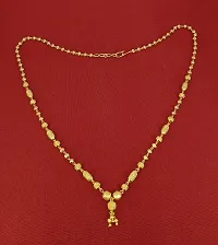 Soni Designs Gold Plated 18-inch short Mangalsutra for Women-thumb3