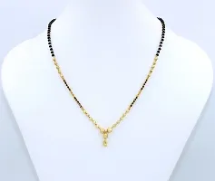 Soni Designs Gold Plated 18-inch short Mangalsutra for Women-thumb1