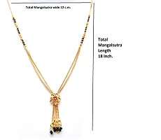 Soni Designs Gold Plated 18-inch short Mangalsutra for Women-thumb2