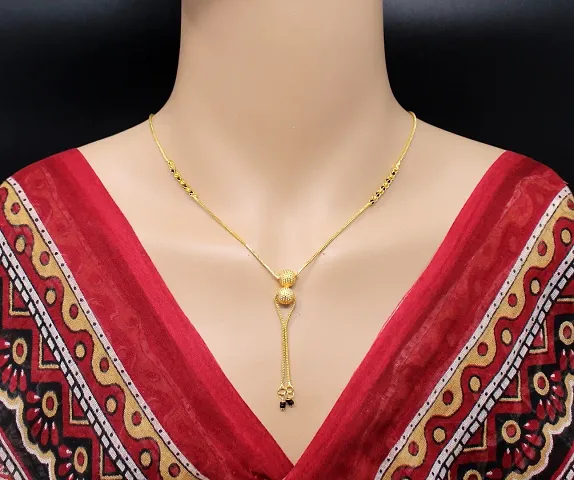 Latest Gold Brass Necklace