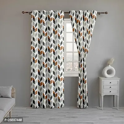 Stylish Polycotton Printed Door Curtains-thumb0