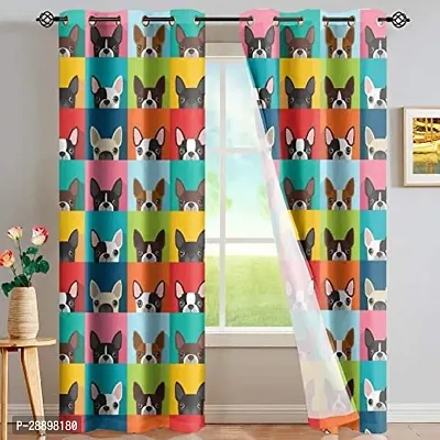 Stylish Polycotton Printed Door Curtains