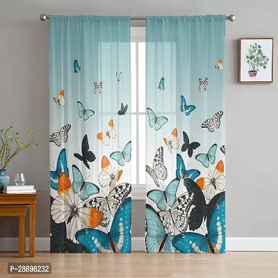 Stylish Polycotton Printed Door Curtains-thumb0