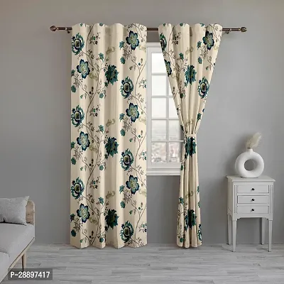 Stylish Polycotton Printed Door Curtains