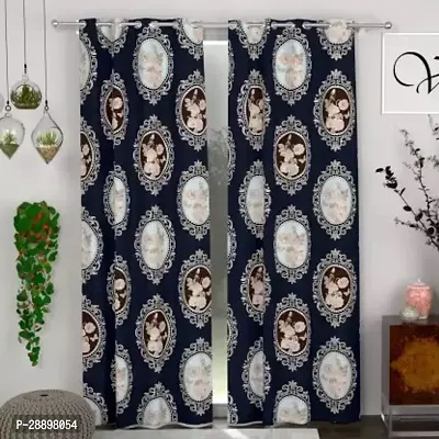 Stylish Polycotton Printed Door Curtains