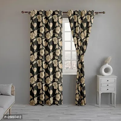 Stylish Polycotton Printed Door Curtains-thumb0