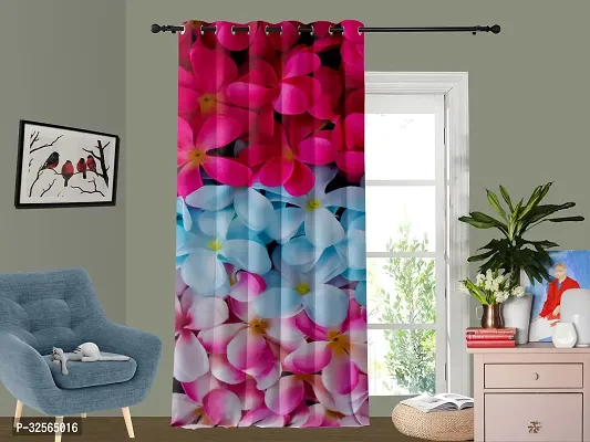 Stylish Multicoloured Cotton Printed Door Curtain